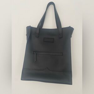 Original rubberized leather tote bag